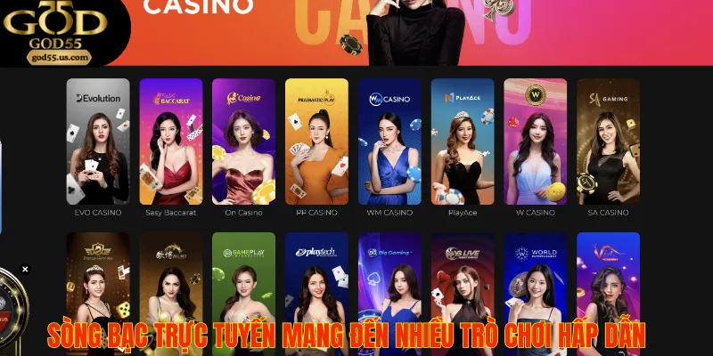 Casino có các biến thể độc đáo, bắt kịp xu hướng mới